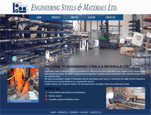 Tablet Screenshot of engsteelsmaterials.com